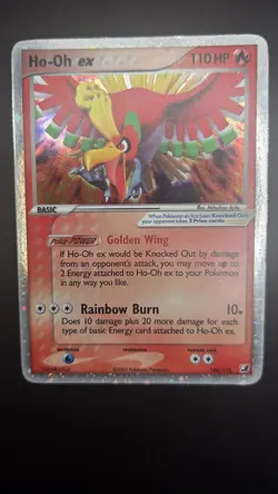Ho-Oh EX 104/115 - Exc/NM - Ex Unseen Forces - Holo Rare Vintage Pokemon Card - Image 2