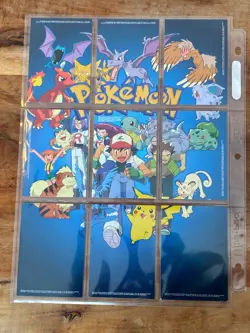 1999 Topps Pokemon TV Animation - 9 Cards Complete Puzzle Set Serie 1 TV7 - TV11 - Image 1
