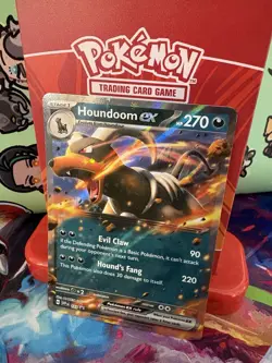 Pokemon Houndoom EX 103 Scarlet & Violet Promo Cards Holo NM - Image 2