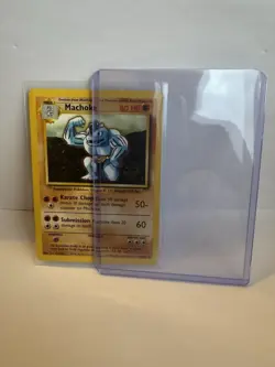 Machoke 34/102 Original Pokemon Card Non Holo Rare TCG WOTC 1999 Base Set - Image 3