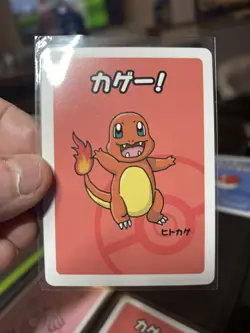 Pokemon Charmander Rare Poker Card 1996 Ace of Clubs, Charizard Back - Image 3