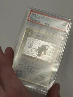 1999 POKEMON JAPANESE GYM 2 53 GIOVANNI'S PERSIAN HOLO PSA 9 graded Card - Image 3