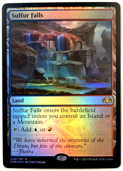 MTG Sulfur Falls *FOIL* Dominaria Remastered 258 NM - Image 1