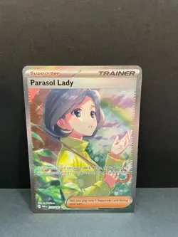 Parasol Lady 255/182 SV04: Paradox Rift Holo Pokemon - Image 1
