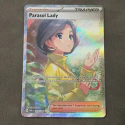Parasol Lady 255/182 SV04: Paradox Rift Holo Pokemon - Image 1