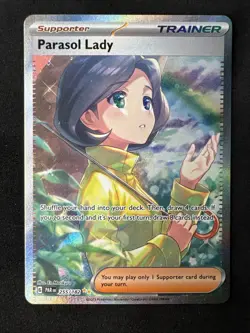Parasol Lady 255/182 SV04: Paradox Rift Holo Pokemon - Image 1