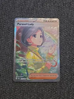 Parasol Lady 255/182SV04: Paradox Rift Holo Sir Pokemon TCG Card NM Condition - Image 1