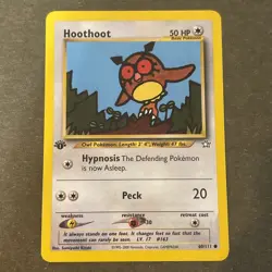 Hoothoot 60/111 Neo Genesis Regular Pokemon TCG - Image 1