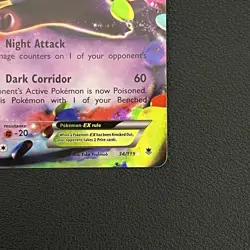 Pokemon TCG Gengar EX Phantom Forces 34/119 Ultra Rare Holo - MP - Image 2