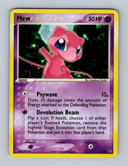Mew 040 Trainers Challenge Moderate Play MP Black Star Promo Holo Pokemon 2006 - Image 1