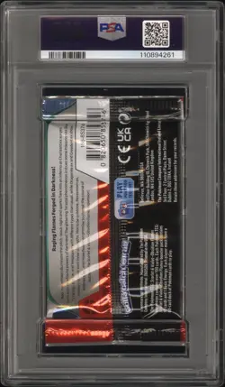 2023 Pokemon S&V Obsidian Flames Booster Pack Terastallized Dragonite PSA 9 Mint - Image 2