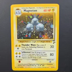 Magneton - 9/130 - Pokemon Base Set 2 Holo Rare Card WOTC NM - Image 1