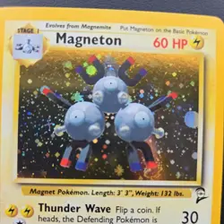 Magneton - 9/130 - Pokemon Base Set 2 Holo Rare Card WOTC NM - Image 4