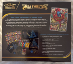 Mega Evolution Lucario ETB Pokemon Center Exclusive Elite Trainer Box SEALED - Image 2