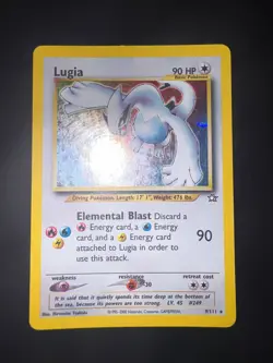 2000 Pokemon Neo Genesis Lugia Holo 9/111 Eng NEAR MINT - Image 1