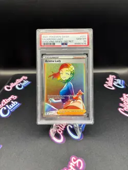 Aroma Lady (Secret) Pokemon 221/203 SWSH07: Evolving Skies Holo PSA 10 - Image 1
