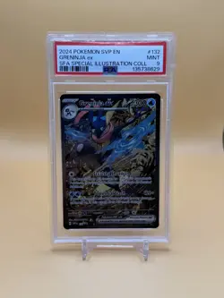 Pokemon Greninja ex SFA Special Illustration Coll. Promo SVP EN 132 PSA 9 Mint - Image 1