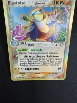 Pokemon Blastoise Specie Delta 2/100 Ex Guardiani dei Cristalli Rara Reverse ITA - Image 3