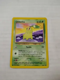 Chikorita 53/111 - Common - Pokemon TCG - Neo Genesis - WOTC - Image 1