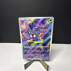 Pokemon TCG Gastly Illustration Rare Holo SV05 Temporal Forces 177/162 - Image 1