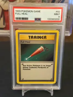 1996 Pokemon Japanese Basic FULL HEAL #82 PSA 9 - Mint! - Image 1