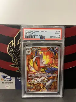 Pokemon TCG Infernape Twilight Masquerade Illustration Rare #173/167 PSA 9 Mint - Image 1
