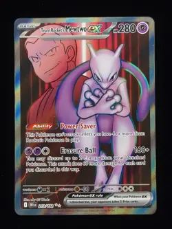 Team Rocket's Mewtwo ex 213/182 Pokemon SV10: Destined Rivals 🔥🔥🔥 - Image 1