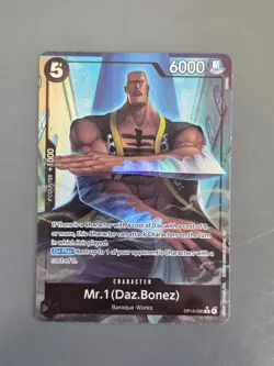 OP14-090 Mr.1 Daz.Bones Alt Art One Piece Card Game TCG - Image 1
