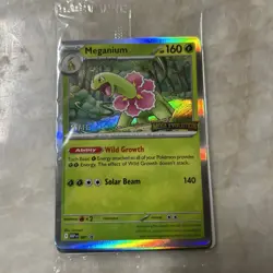 Pokemon TCG - Mega Evolution - Prerelease STAFF Promo Pack (SEALED) Set Of 4 - Image 1