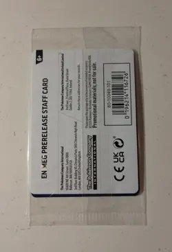 Pokemon TCG - Mega Evolution - Prerelease STAFF Promo Pack (SEALED) Set Of 4 - Image 2