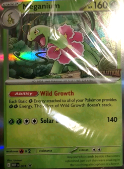 Meganium MEP 001 ME: Mega Evolution Pre-Release Promo Build & Battle Deck SEALED - Image 1
