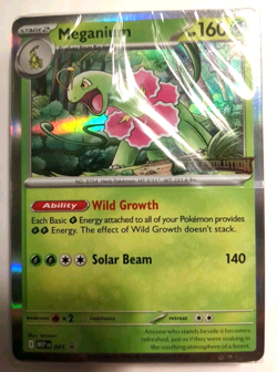 Meganium MEP 001 ME: Mega Evolution Pre-Release Promo Build & Battle Deck SEALED - Image 2