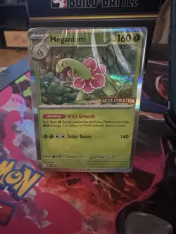 Pokemon TCG -Meganium -Mega Evolutions 001 - Black Star Promo Stamped SEALED - Image 1