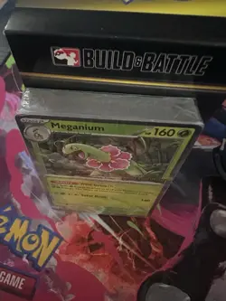 Pokemon TCG -Meganium -Mega Evolutions 001 - Black Star Promo Stamped SEALED - Image 3