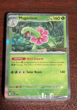 Pokemon TCG Mega Evolution Build & Battle Deck Meganium Factory Sealed - Image 1