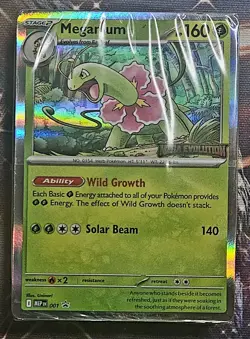 Meganium 001 Pokemon TCG Mega Evolution Build and Battle Deck - Sealed - Image 1
