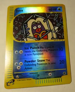 Pokemon TCG Expedition Base Set Jynx 83/165 Reverse Holo Card 2002 Played Vtg - Image 2