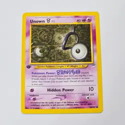 Pokemon Unown V Neo Destiny 1st Edition 89/105 WOTC 2002 Common TCG Card - Image 1