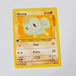 Pokemon Machop Neo Destiny 1st Edition 73/105 WOTC 2002 Common TCG Card - Image 1
