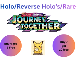 Pokemon TCG Journey Together Singles Holo & Reverse Holo Near Mint/Mint English - Image 1