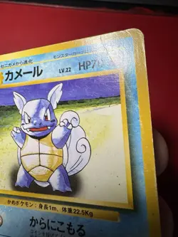 Wartortle 008 Japanese Missing No Rarity Symbol Base Pokemon Card HP - Image 4