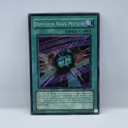 Yu-Gi-Oh! Diffusion Wave-Motion Spell Card MFC-107 Konami 1996 English - Image 1