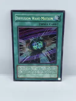 Yu-Gi-Oh! Diffusion Wave-Motion Spell Card MFC-107 Konami 1996 English - Image 2