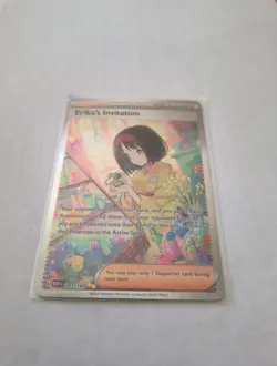 Pokemon Card Erika's Invitation 203/165 - Image 1