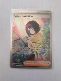 Pokemon Card Erika's Invitation 203/165 - Image 2
