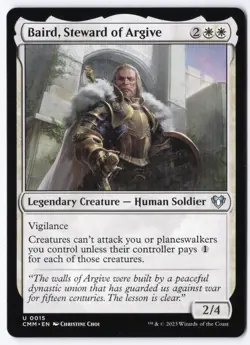 Baird, Steward of Argive U Commander Masters 15 NM - Image 1