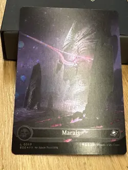 MTG EOE - Swamp Marais GALAXY FOIL FR - NM French - Image 1