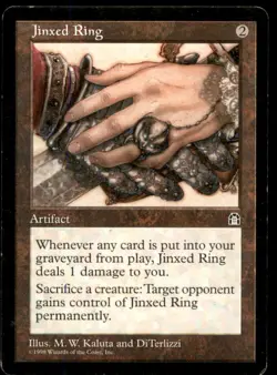 Jinxed Ring LP Light Play Stronghold MTG [8054] - Image 1