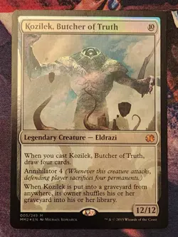 MTG Kozilek, Butcher Of Truth - Modern Masters 2015 MM2 - Foil LP - Image 1