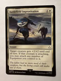 MTG Assassin's Creed Battlefield Improvisation 0276 NM - Magic The Gathering - Image 1